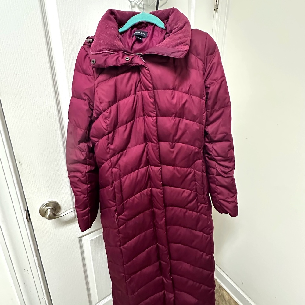 Lands' End Women’s Winter Maxi Down Coat